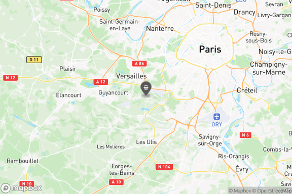 carte : Rue Oberkampf, Cottages de Montebello, Jouy-en-Josas, Versailles, Yvelines, Ile-de-France, Metropolitan France, 78350, France